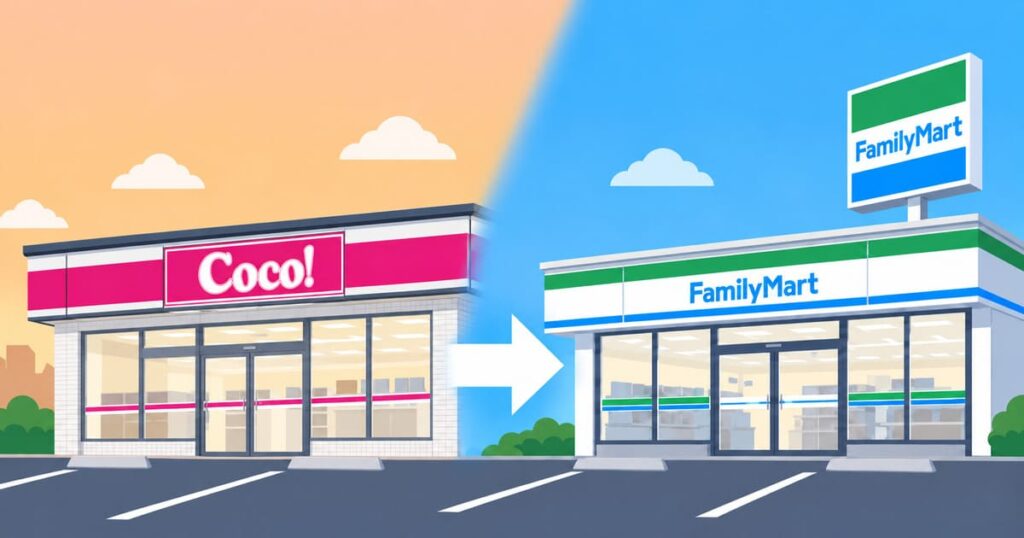 ココストアはなぜ消えた？ファミマと統合したから