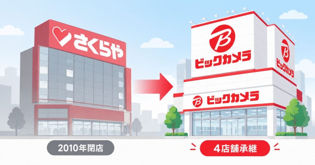 さくらやはなぜ消えた？