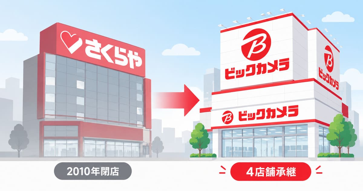 さくらやはなぜ消えた？